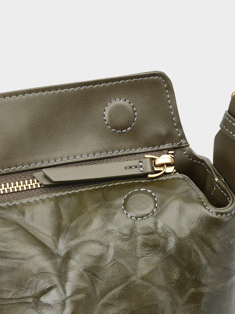 Textured Shoulder Bag