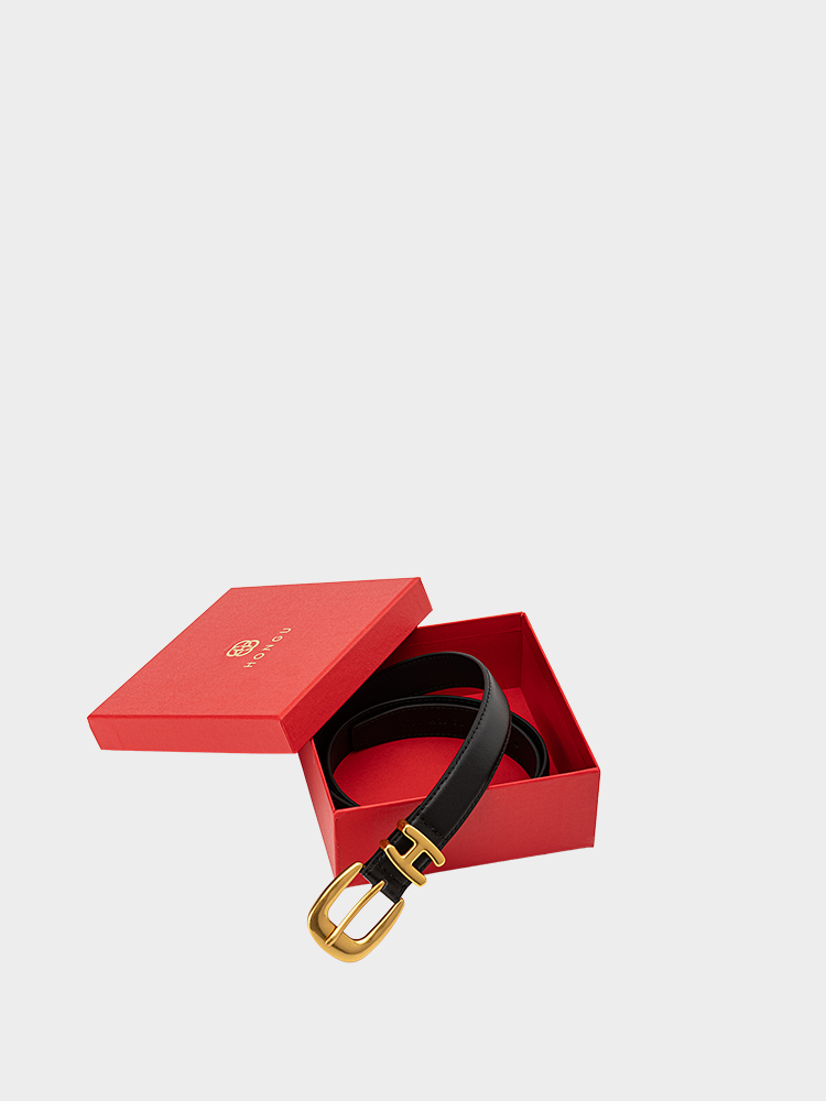 Versatile Cowhide Leather Belt