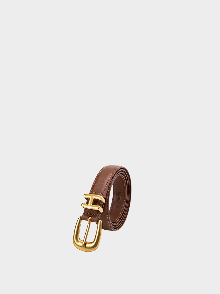 Versatile Cowhide Leather Belt