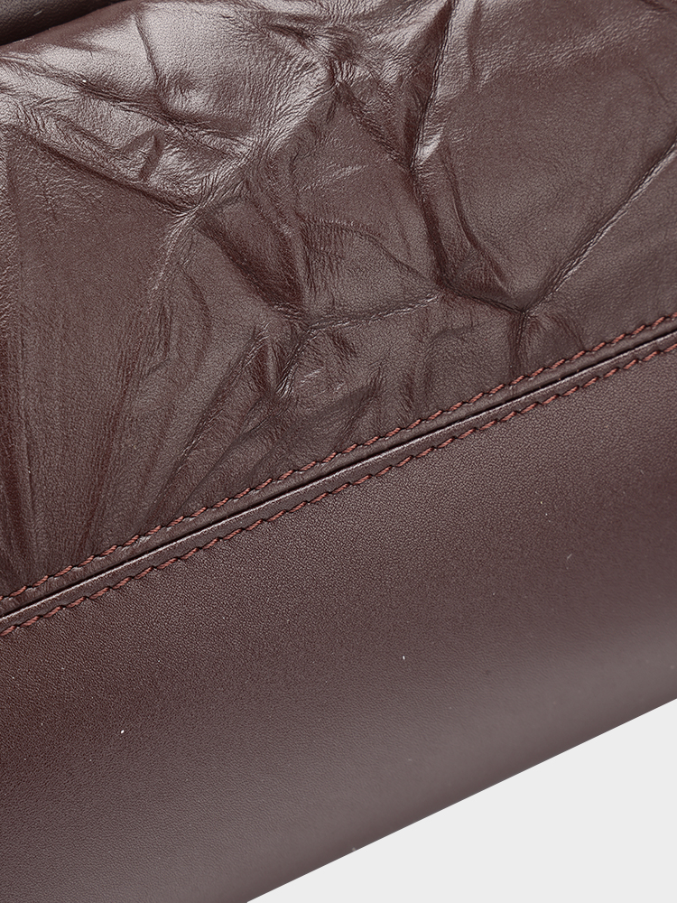 Textured Leather Backpack