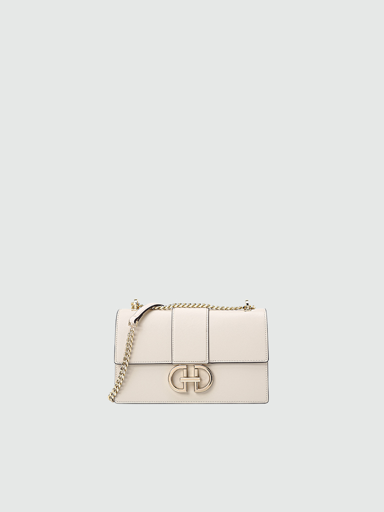 Diamond Quilted Cowhide Handbag