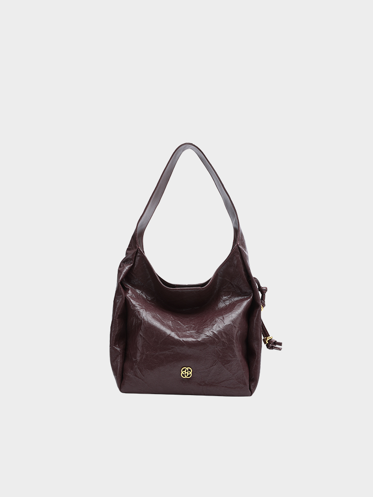 Vegetable-Tanned Hobo Bag