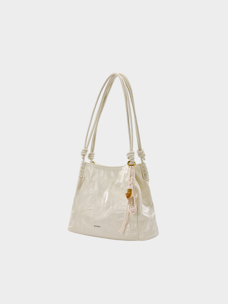 Vintage Waxy Leather Tote Bag