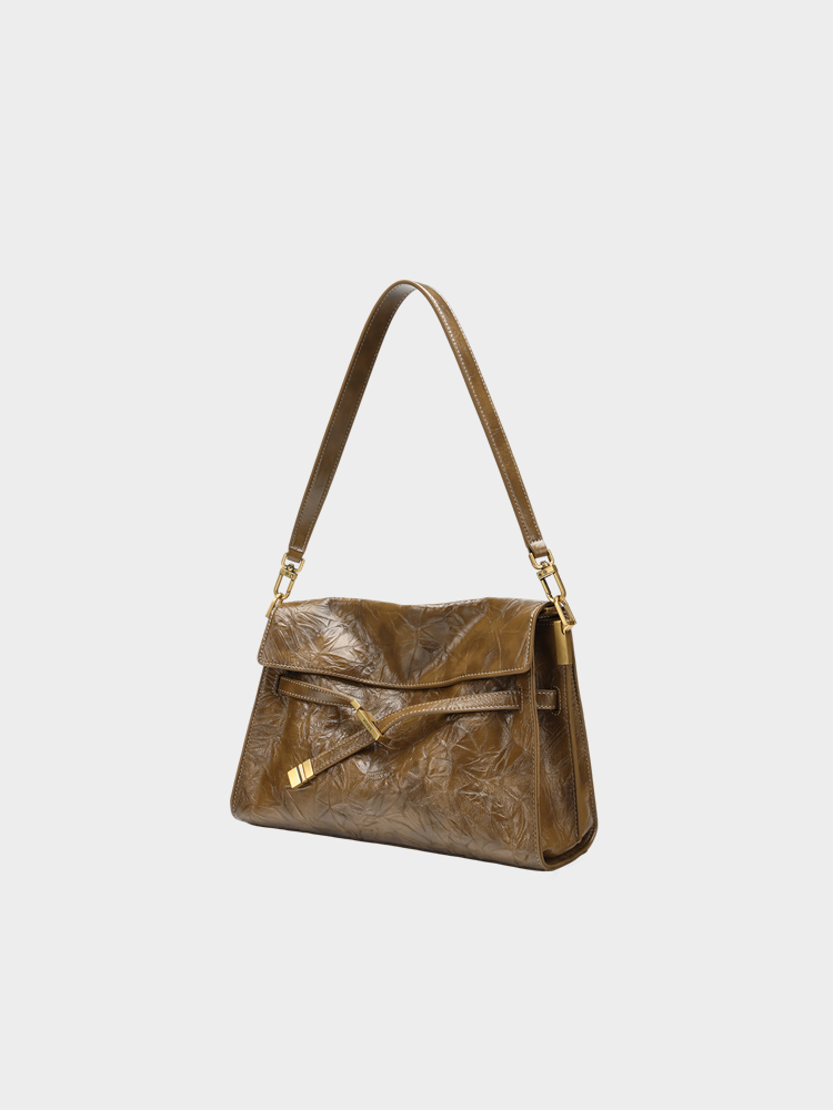 Scratch-Textured Tote Bag