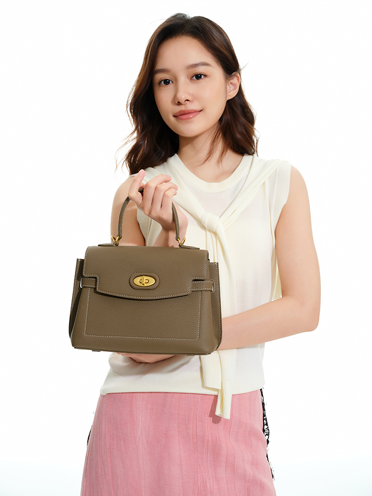 Leather crossbody bag