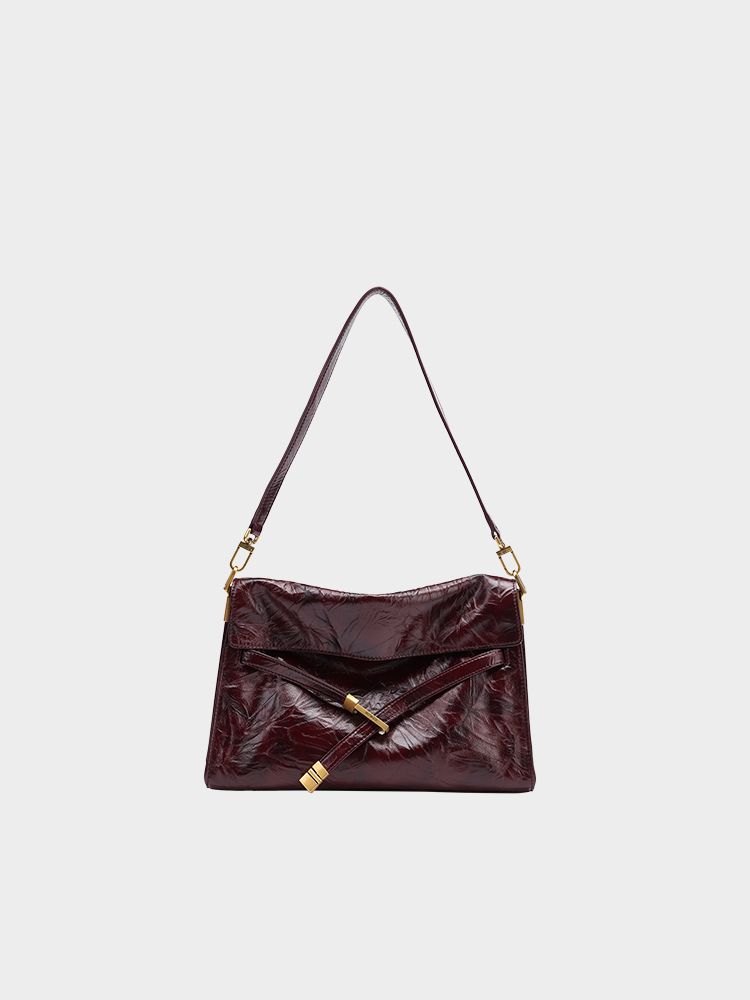 Scratch-Textured Tote Bag