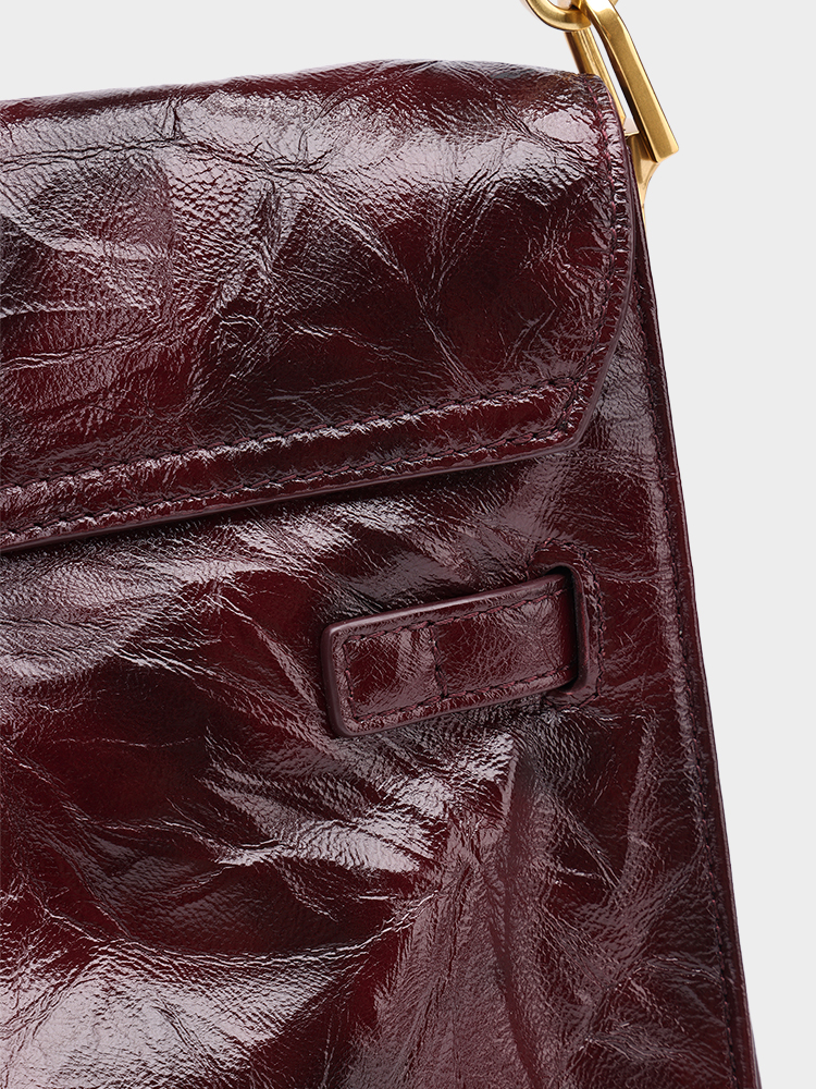 Scratch-Textured Tote Bag