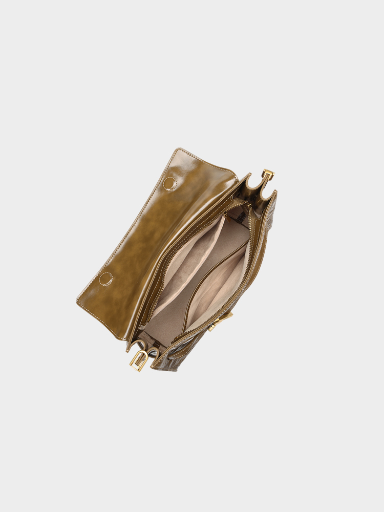 Scratch-Textured Tote Bag