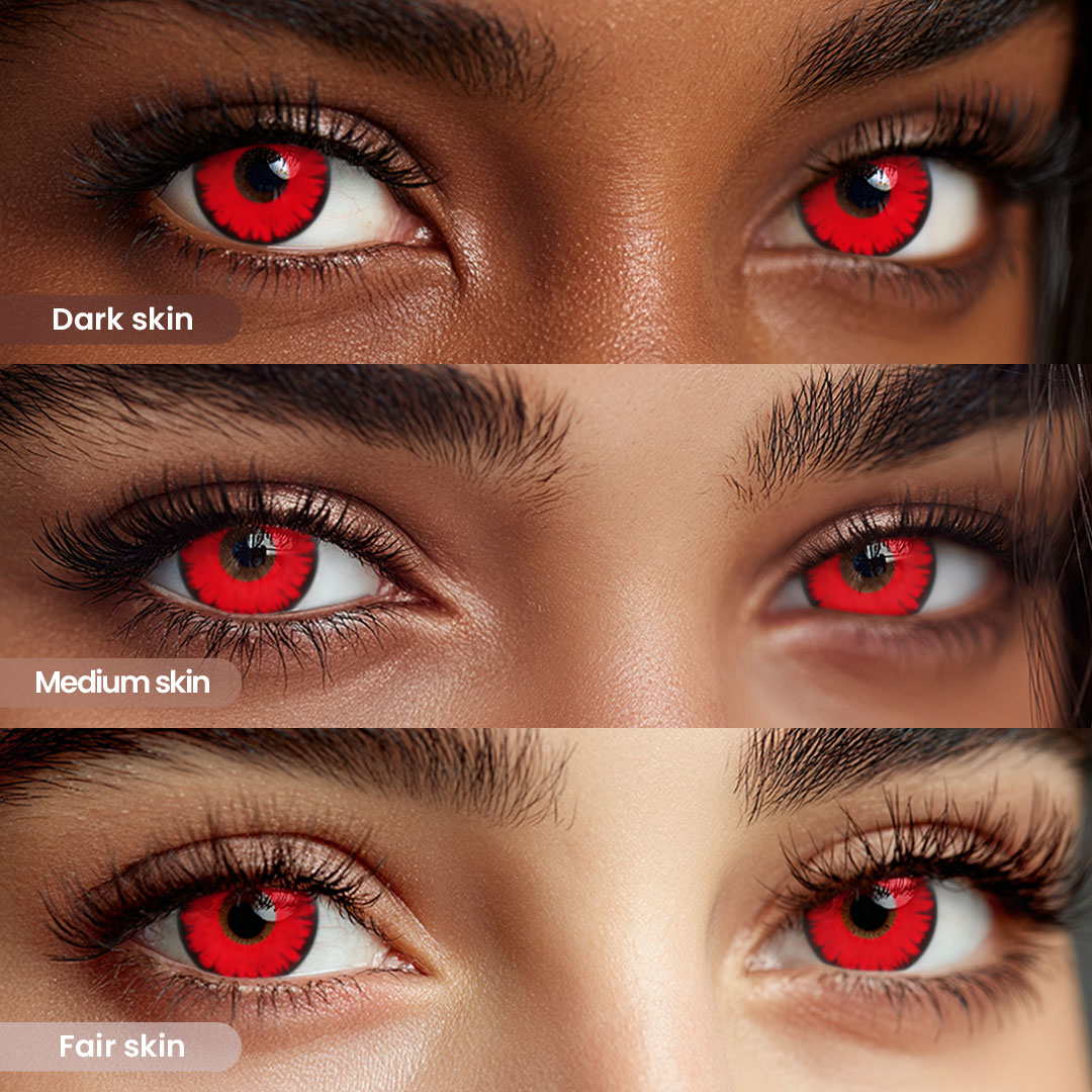 TolyTolly Cosplay Lucifer's Eye Red