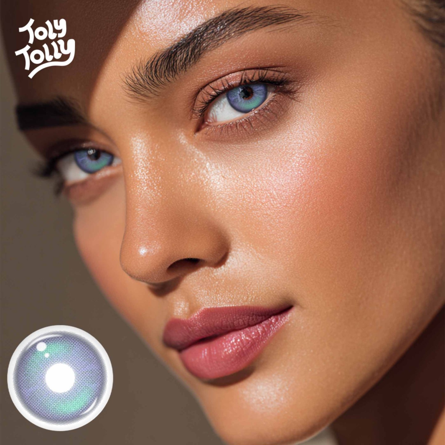 TolyTolly Rainbow Aurora Grey Contact Lenses – 1 Year