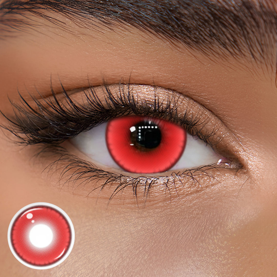 TolyTolly Fluorescent Red – Bold & Vibrant Red Lenses