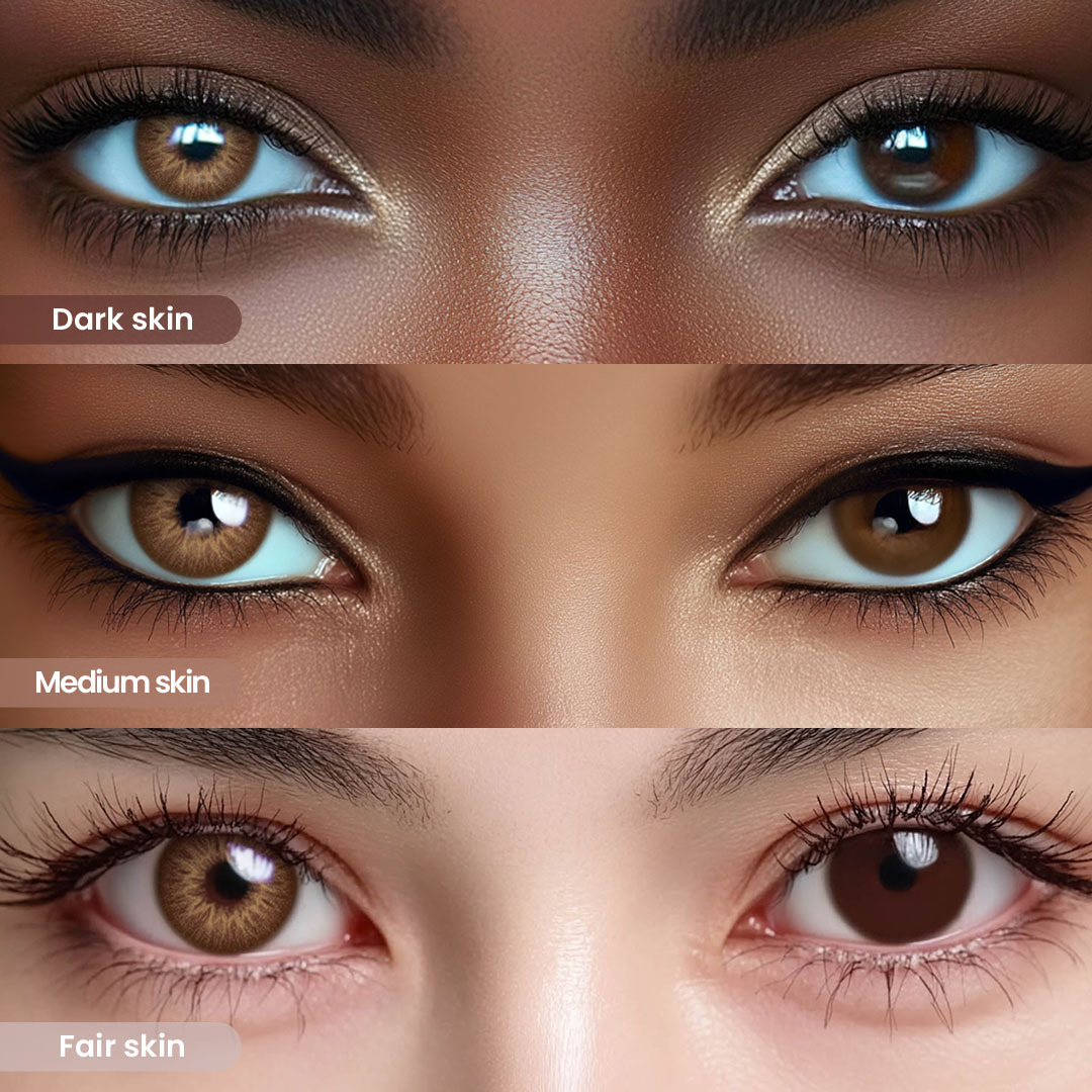 TolyTolly Florescent Brown 1-Year Contact Lenses