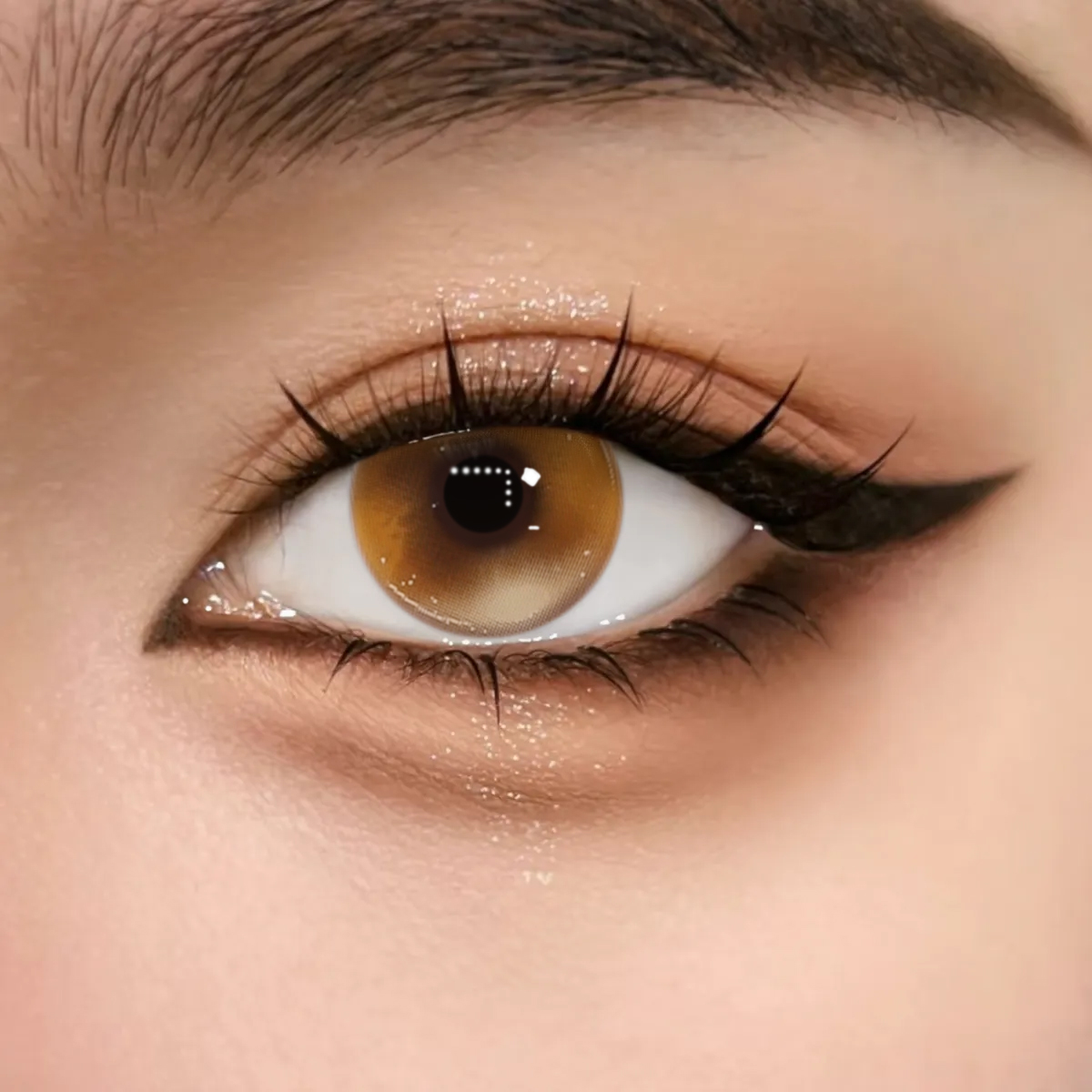 TolyTolly Frosty Brown – Natural Brown Contact Lenses, image size:1200x1200