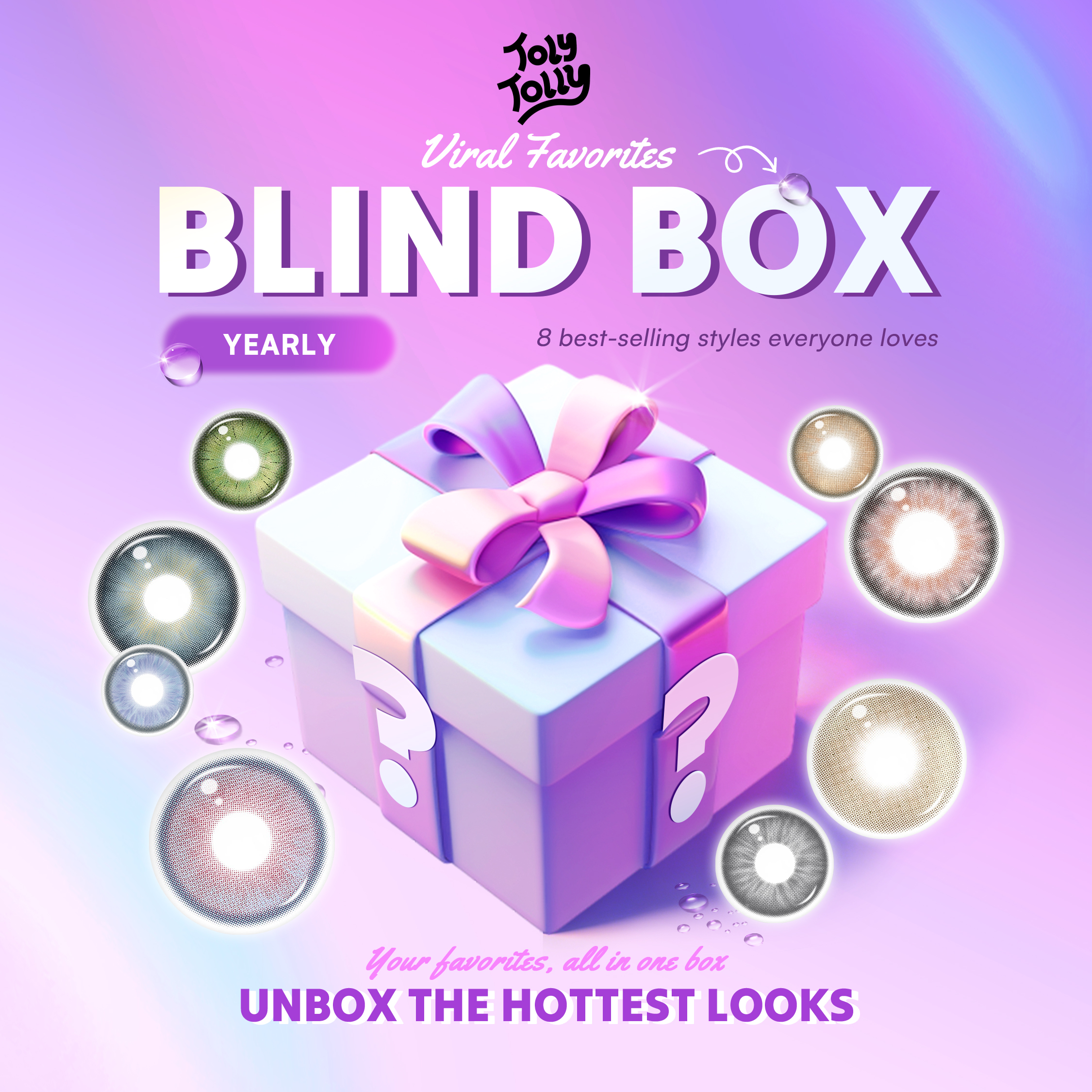 Viral Favorites Blind Box – Yearly | 8 Pairs, 1 Year