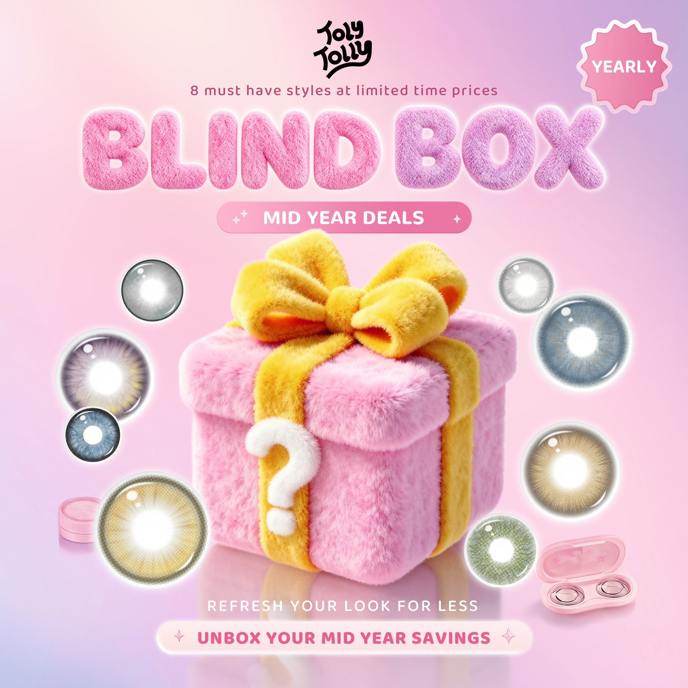 Mid-Year Deals Blind Box – Yearly | 8 Pairs, 1 Year