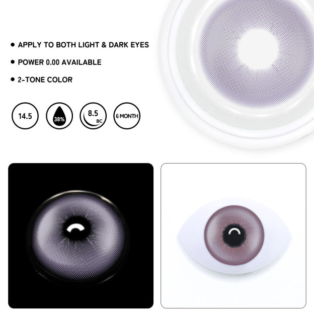 TolyTolly Frosted Pearl Purple| 6-Month