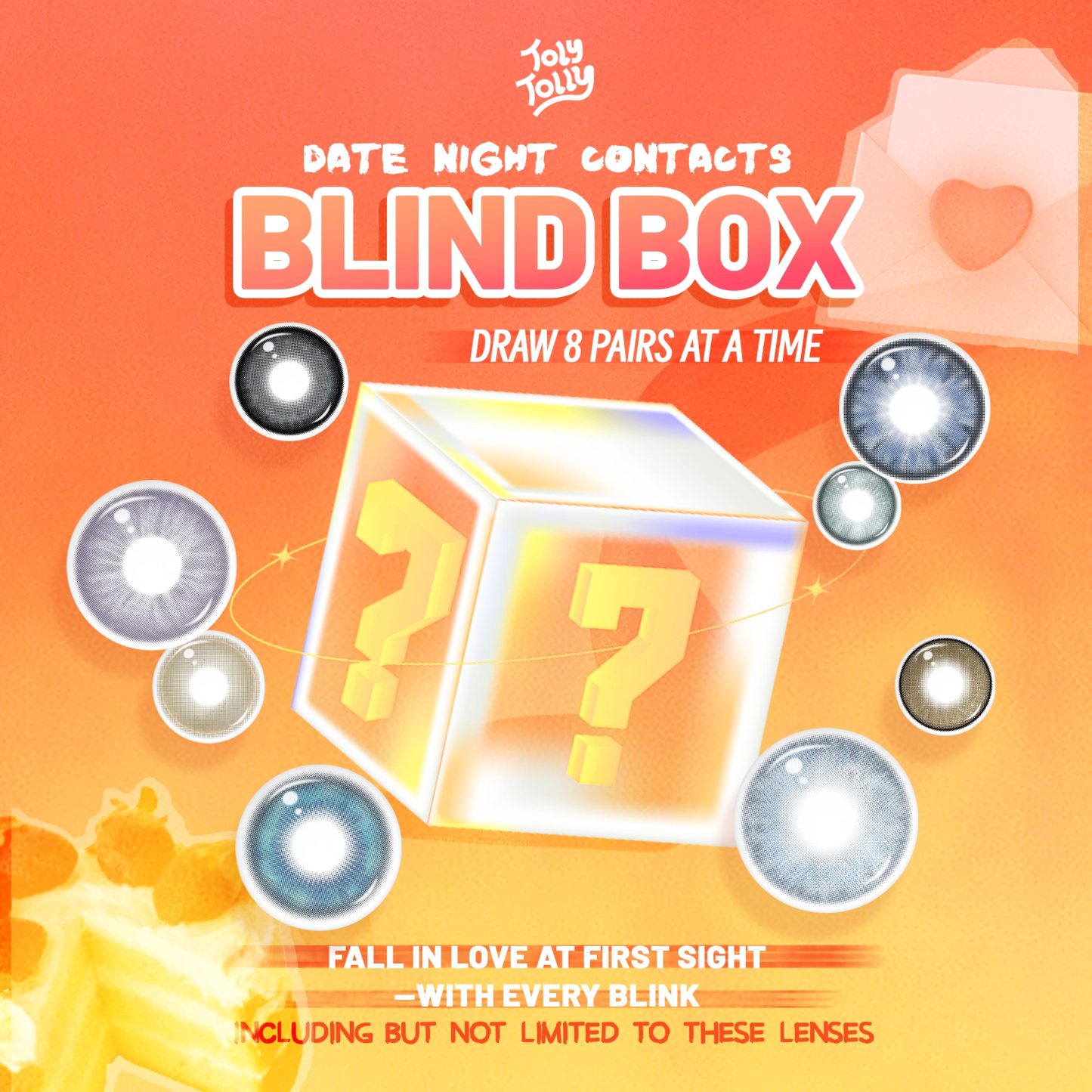 Dates Night Contacts Blind Box | 8 Pairs,1 Year