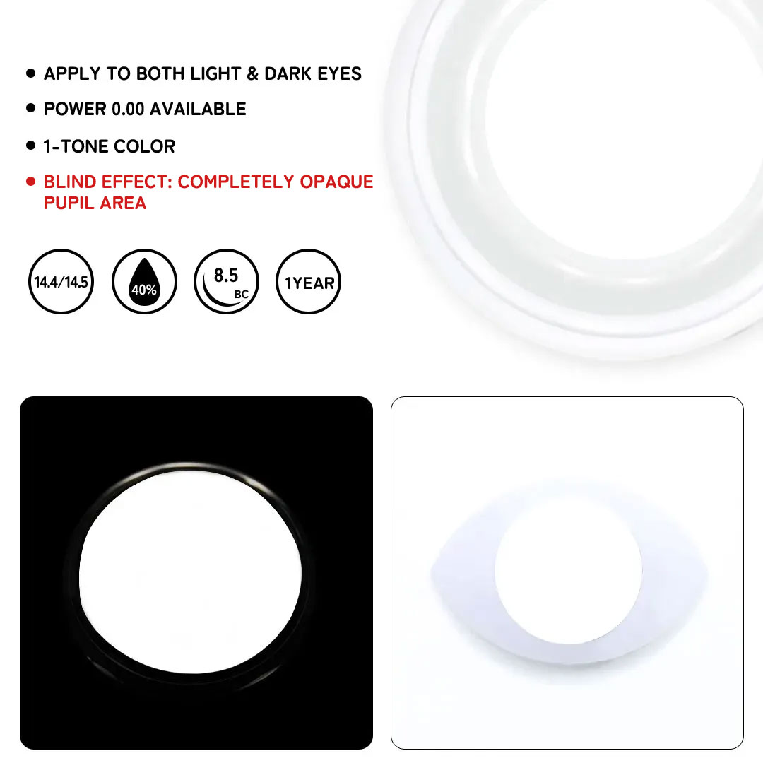 TolyTolly Halloween Blind White Out
