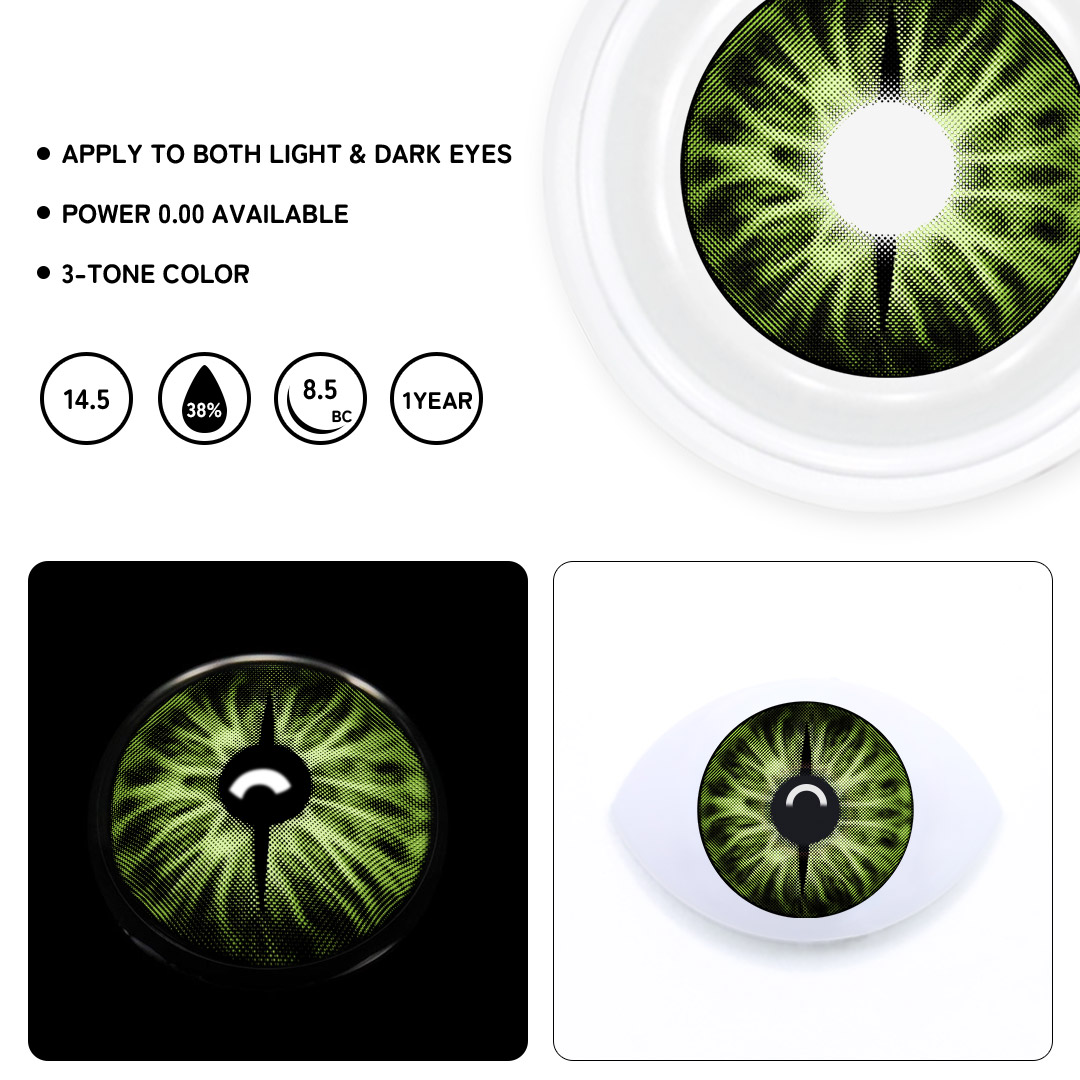 TolyTolly Snake Gaze Green