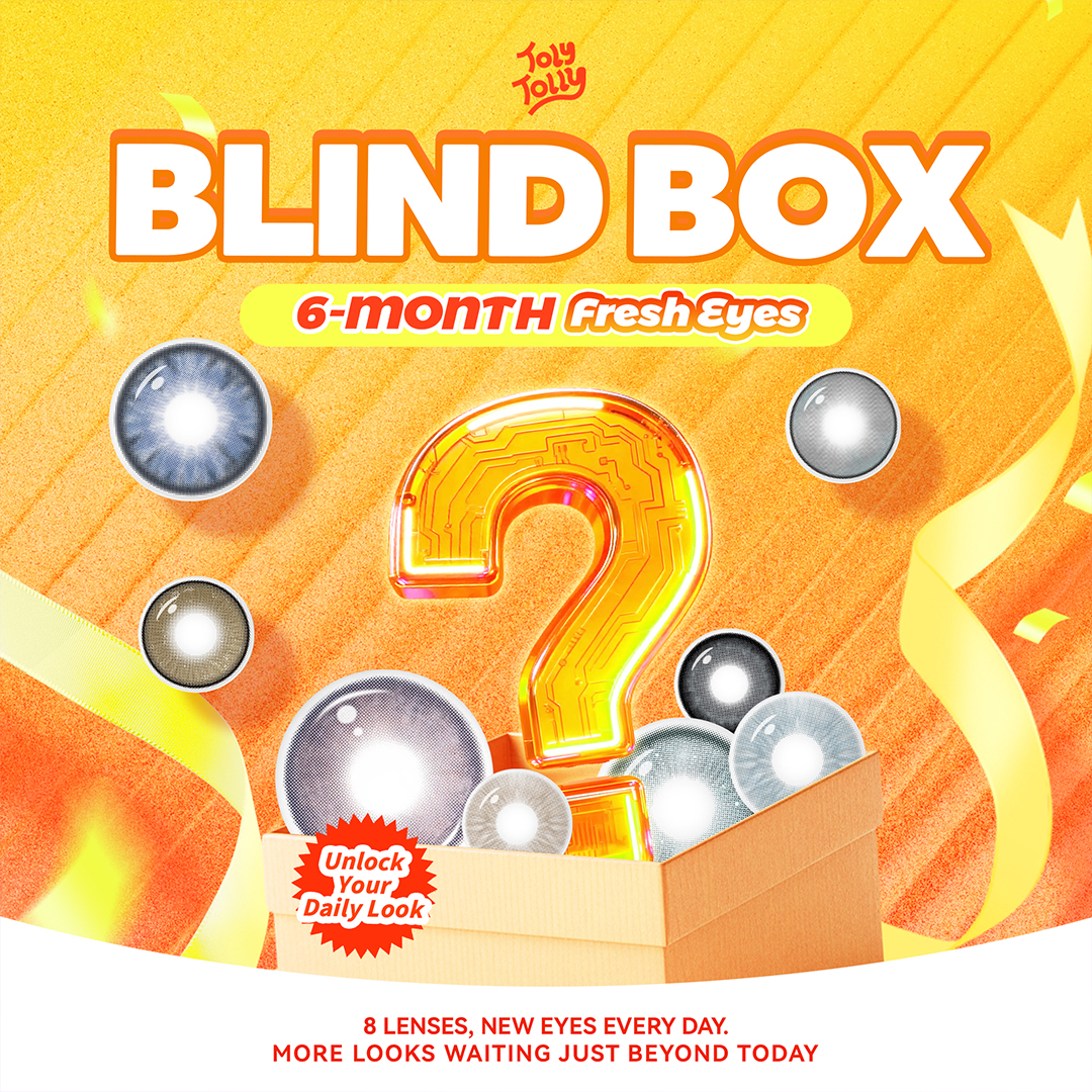 TolyTolly 6-Month Nature Contacts Blind Box | 8 Pairs