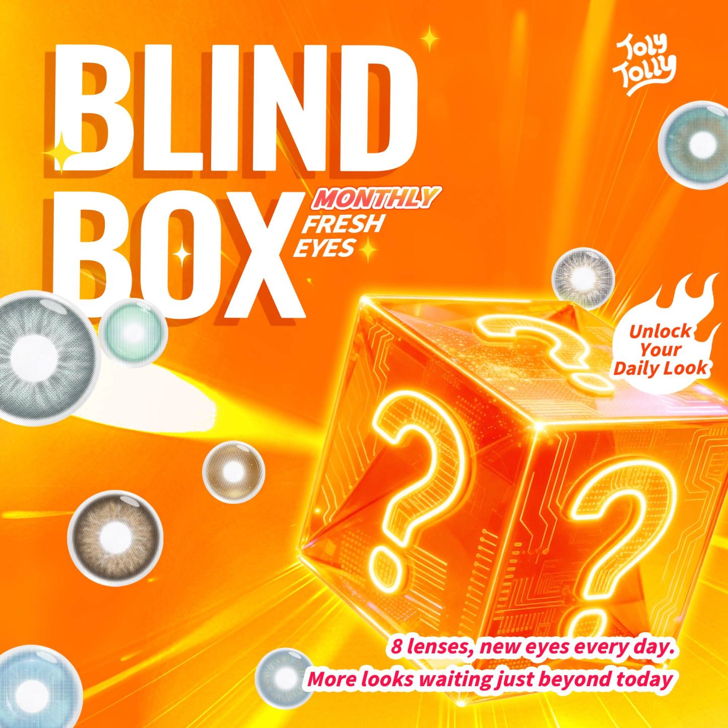 TolyTolly Monthly Nature Contacts Blind Box | 8 Pairs