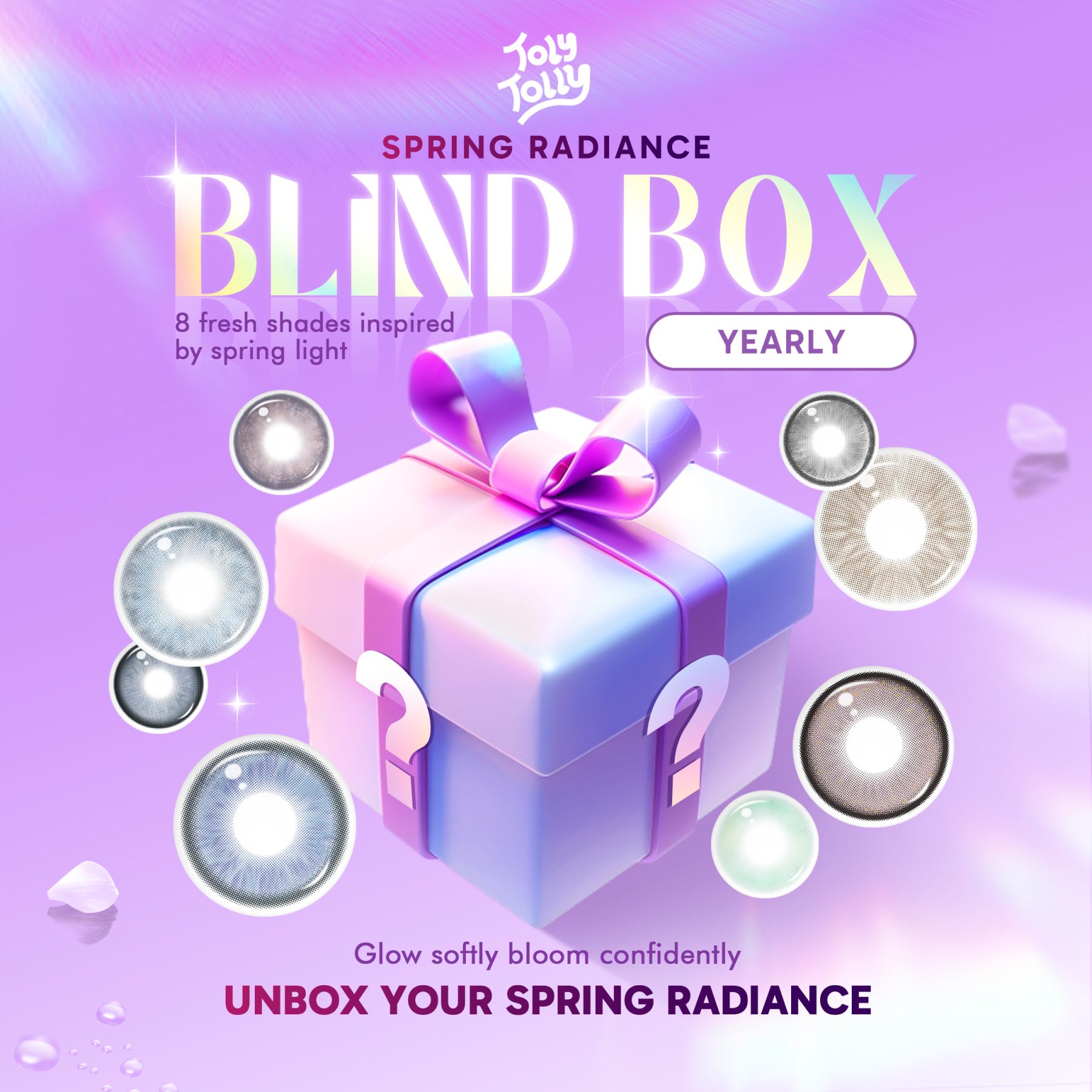 TolyTolly Spring Radiance Blind Box | 8 Pairs, 1 Year