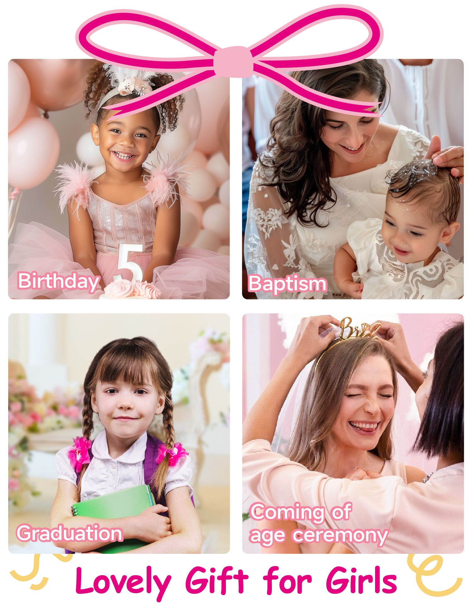 Just Being Cute Cat Moon Birthstone Earrings for Women, 925 Sterling Silver Stud Earrings October Birthday Gifts for Girlfriend Daughter