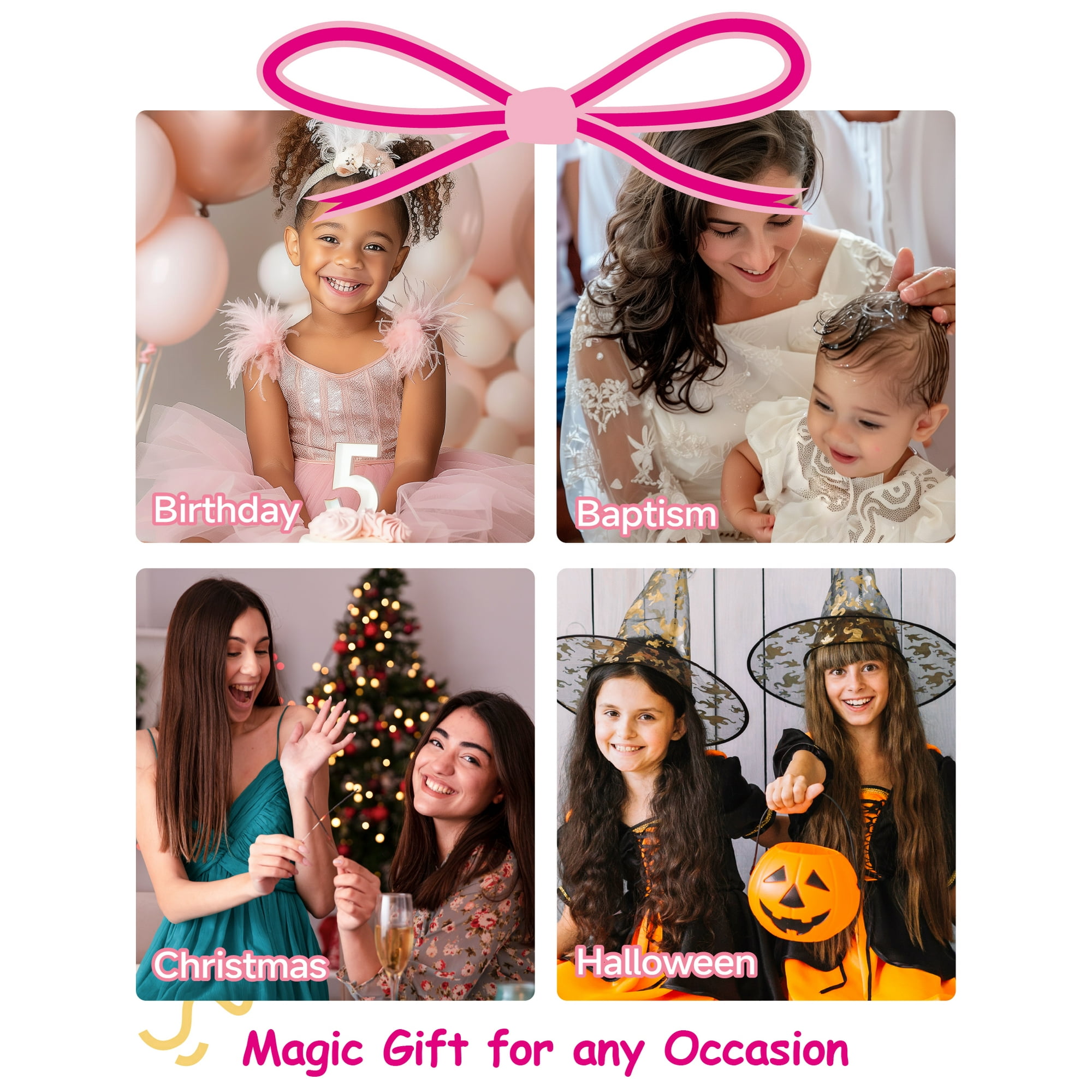 Just Being Cute Initial Unicorn Necklace Gifts for Women Letter A Pendant Sterling Silver Necklace Jewelry for Birthday Christmas