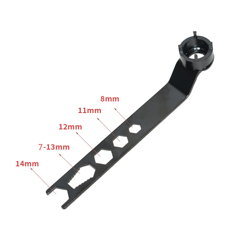 Multifunctional four-claw angle grinder wrench