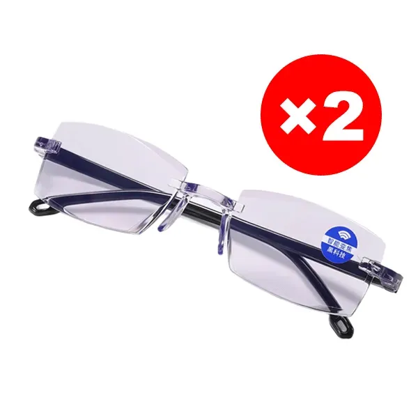[Auto-Focus from -7D to +7D] Smart Zoom Comfort Reading Glasses