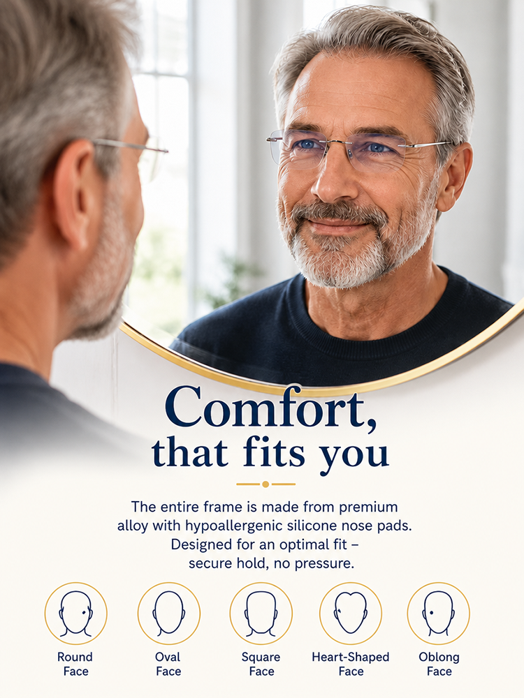 [One Pair of Reading Glasses Does It All] High-Definition Photochromic Reading Glasses