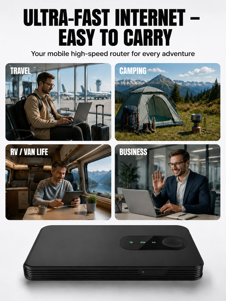 Portable High-Speed Internet Device