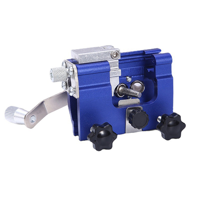 Portable household chain saw chain sharpener