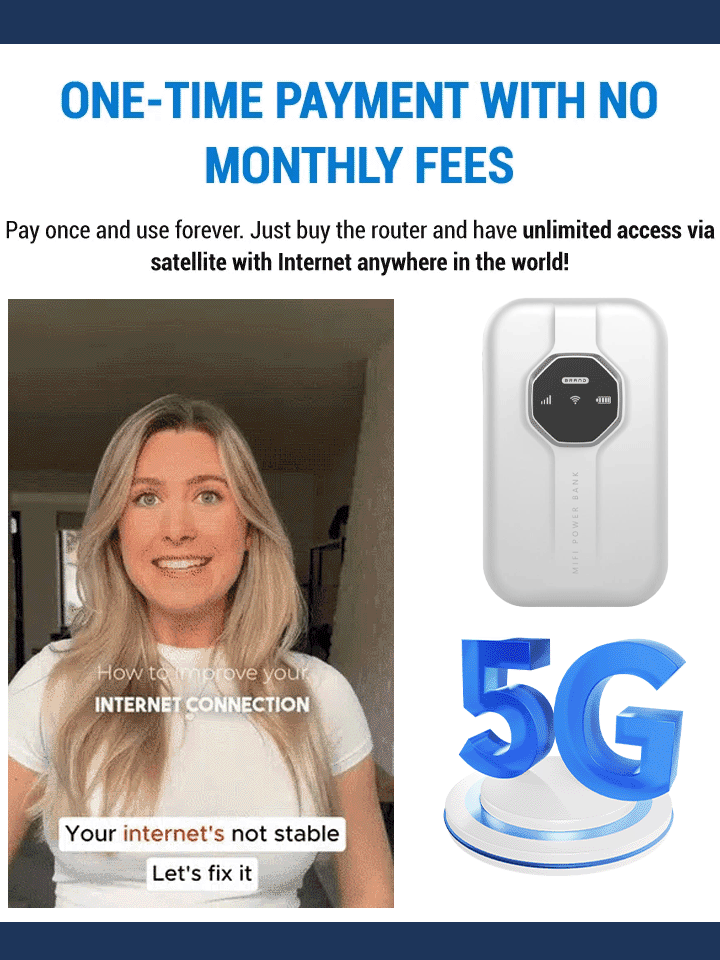 [Global Coverage, Free for Life] Boundless Portable Wi-Fi