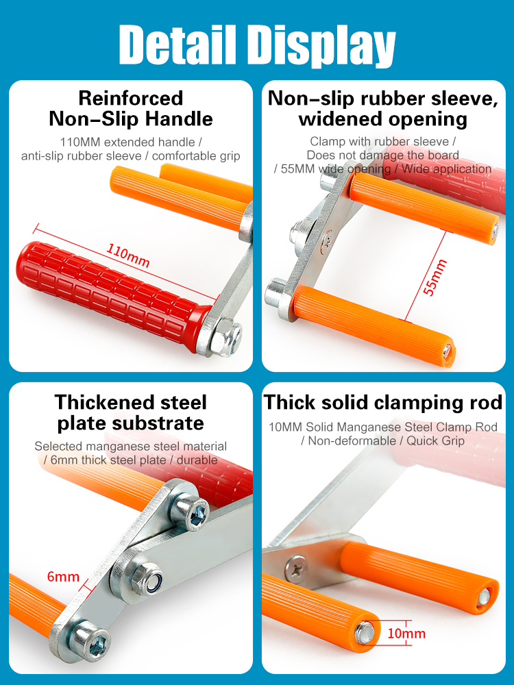 Multi-Functional Lifting Board Clamp