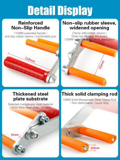 Multi-Functional Lifting Board Clamp