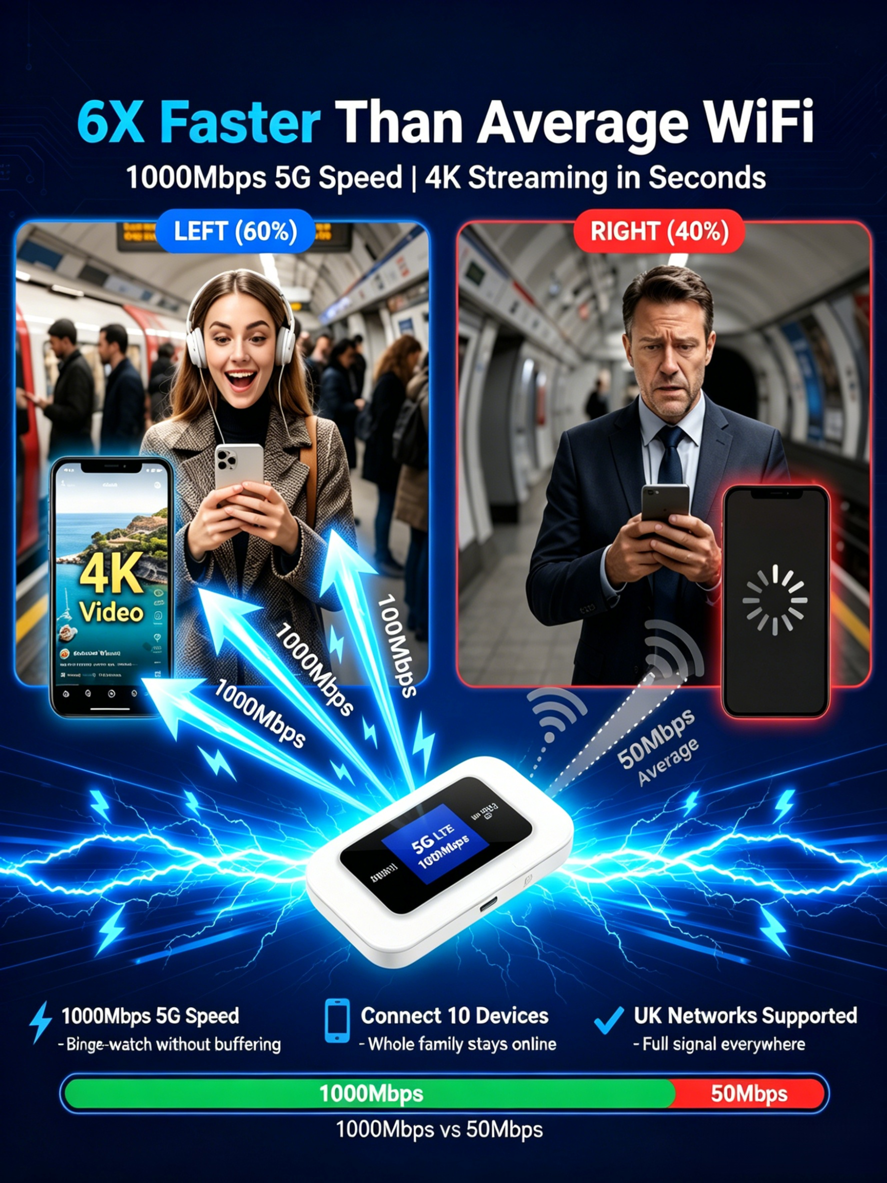 New generation high-speed portable WiFi