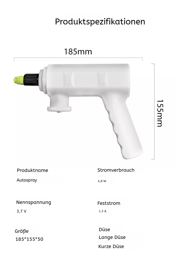 Einfache Bedienung der multifunktionalen Gießkanne