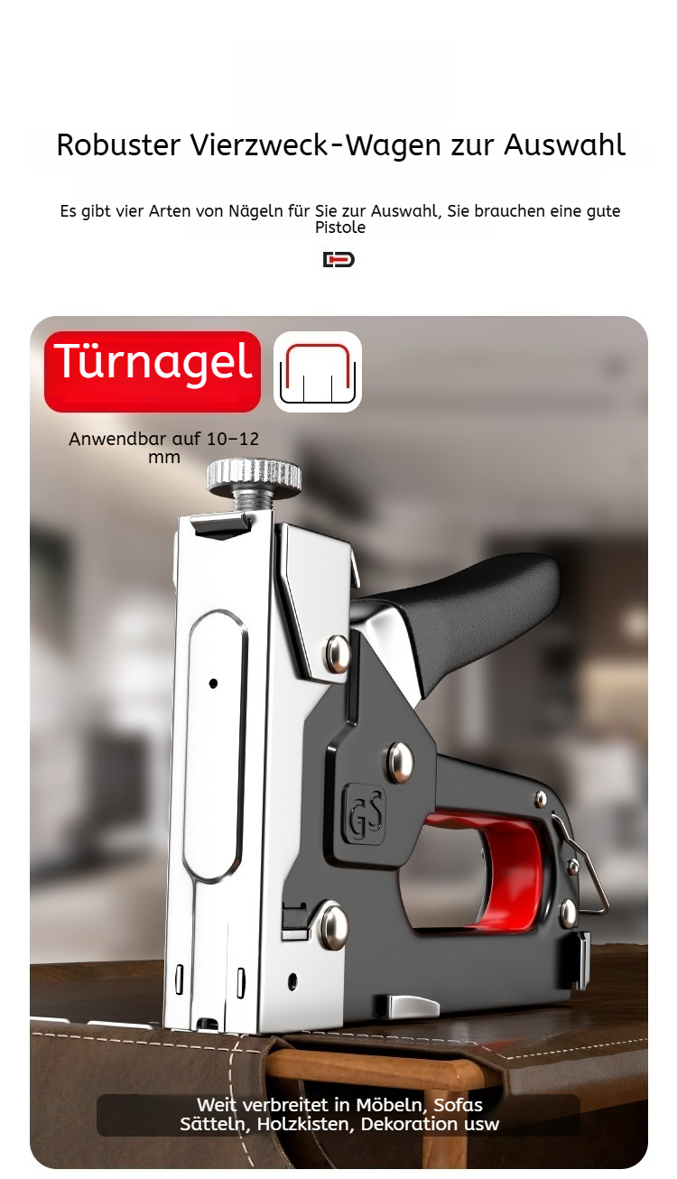 Hochwertige Verarbeitung der Druckluft-Nagelpistole