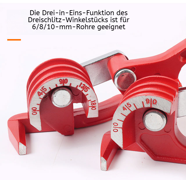 Einfache Handhabung der Kupferrohr-Biegevorrichtung