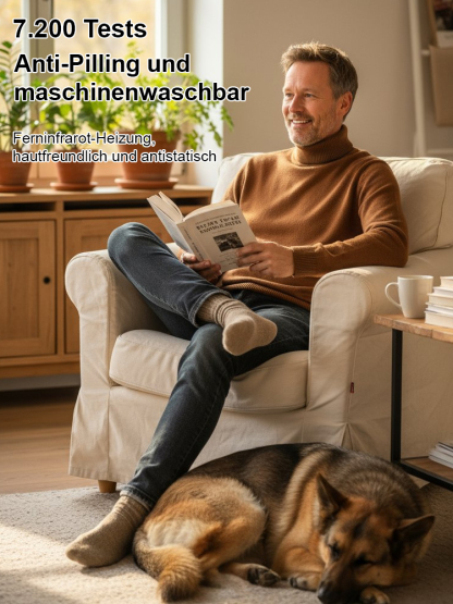 Herren-Strickpullover mit Wollmischung – warm & gefüttert von Schweizer Outdoor-Marke