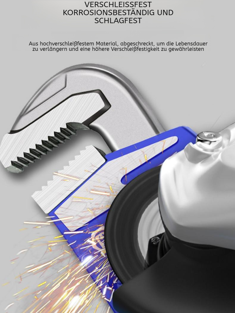 Profi-Rohrzange-geeignet für Wasserleitungen, großer Maulschlüssel