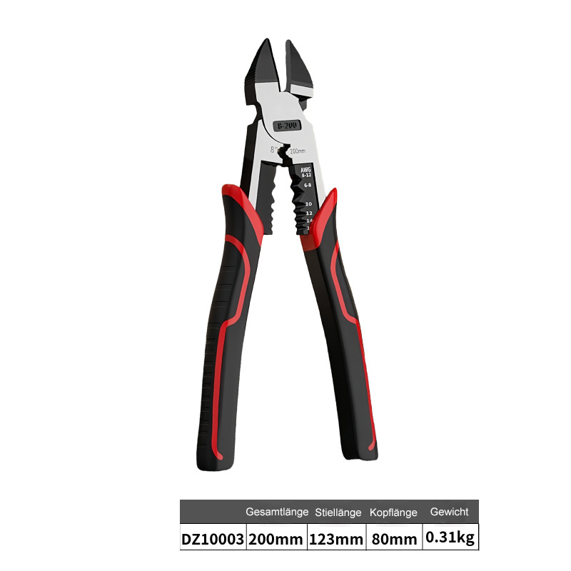 Multifunktionale Hochleistungs-Stahldrahtzange (5-in-1)