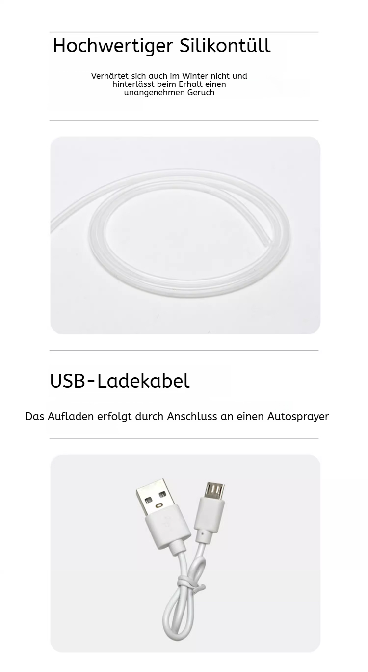 Wasserstandsanzeige der elektrischen Gießkanne im Detail