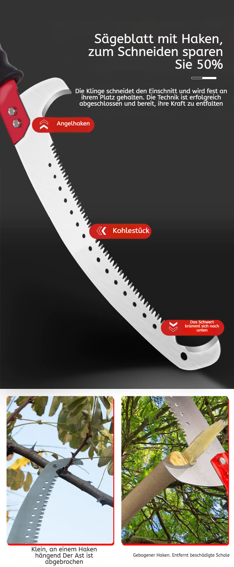 Detailansicht der robusten Edelstahl-Stange für Aquarien