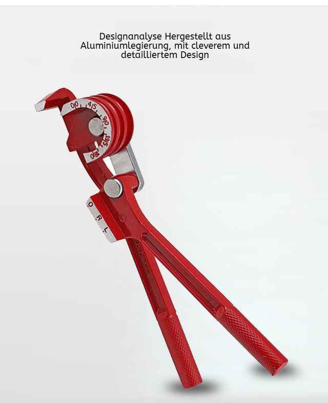 Robuste Rohrbiegevorrichtung für Kupferrohre