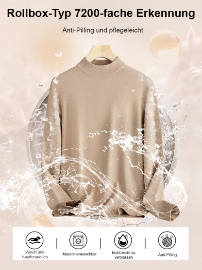 Herren-Strickpullover mit Wollmischung – warm & gefüttert von Schweizer Outdoor-Marke