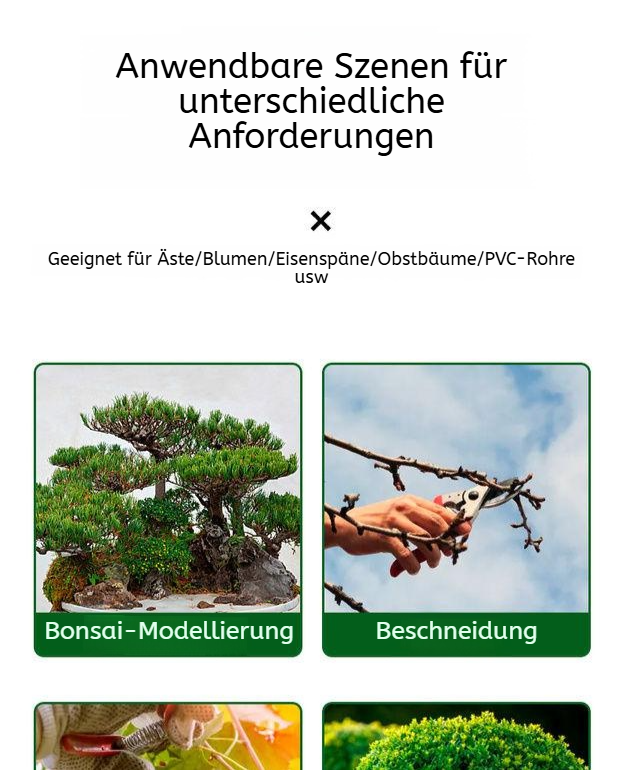 Arbeitssparende Blumenschere aus hochwertigem SK5 Stahl