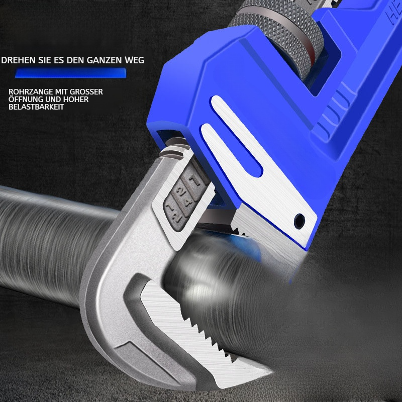 Profi-Rohrzange-geeignet für Wasserleitungen, großer Maulschlüssel