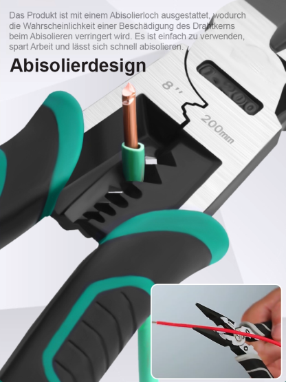 Multifunktionale Hochleistungs-Stahldrahtzange (5-in-1)